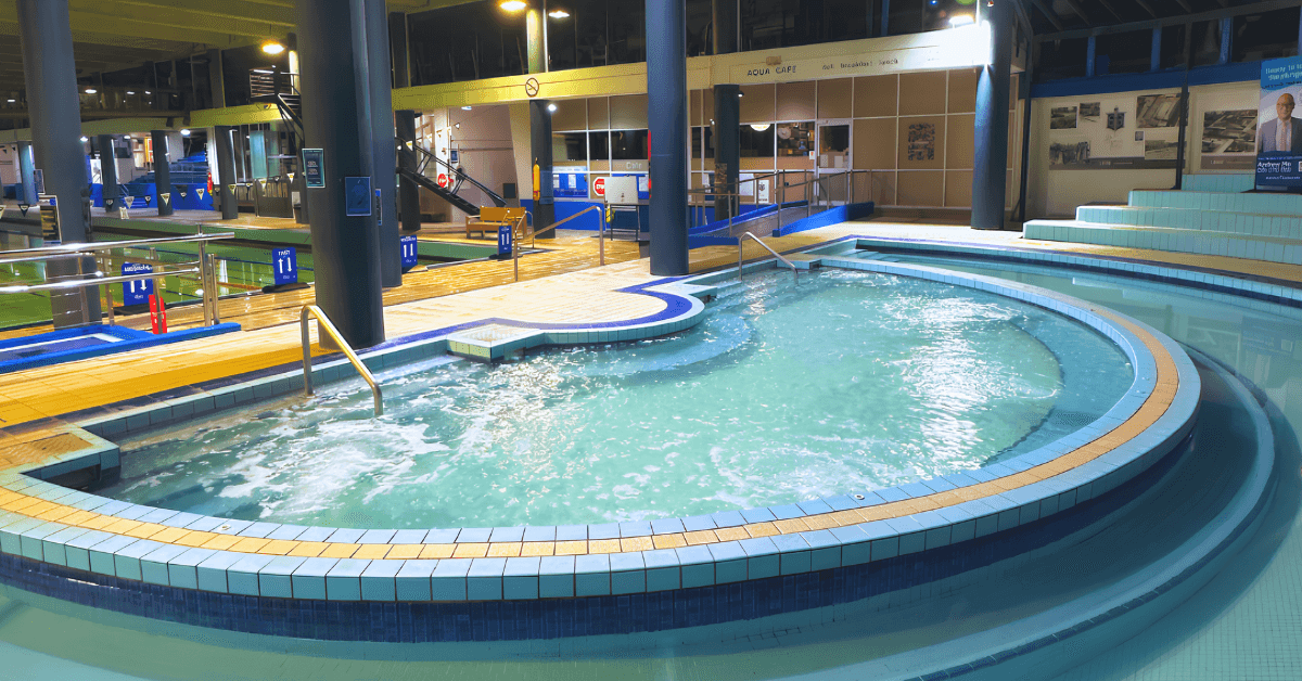 Spa pool at The Olympic Pools and Fitness Centre, Newmarket Auckland