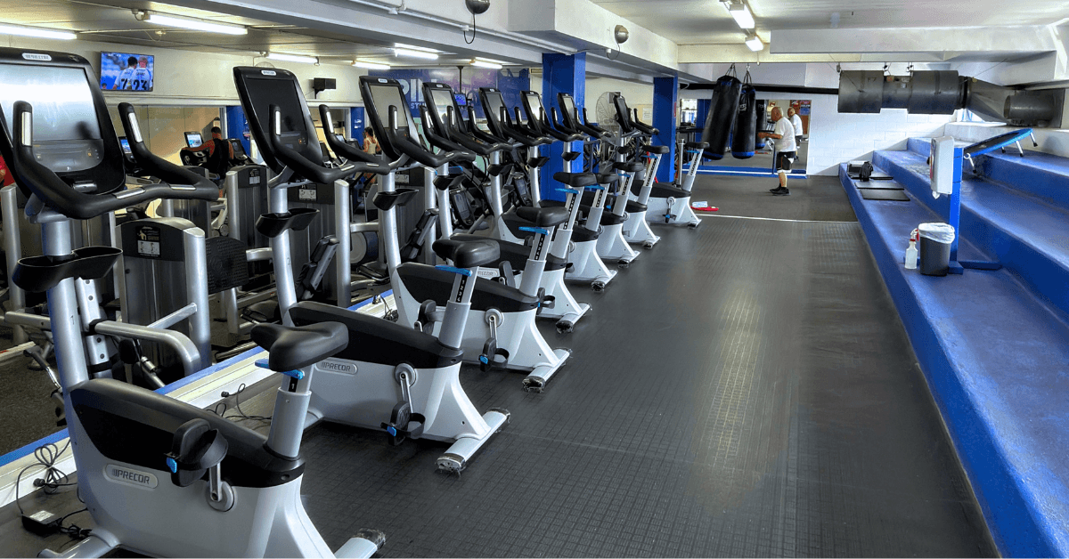 Cardio equipment at The Olympic gym Newmarket Auckland